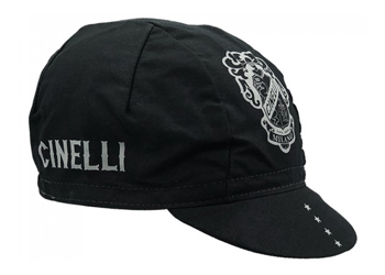 cinelli Crest Black Cap